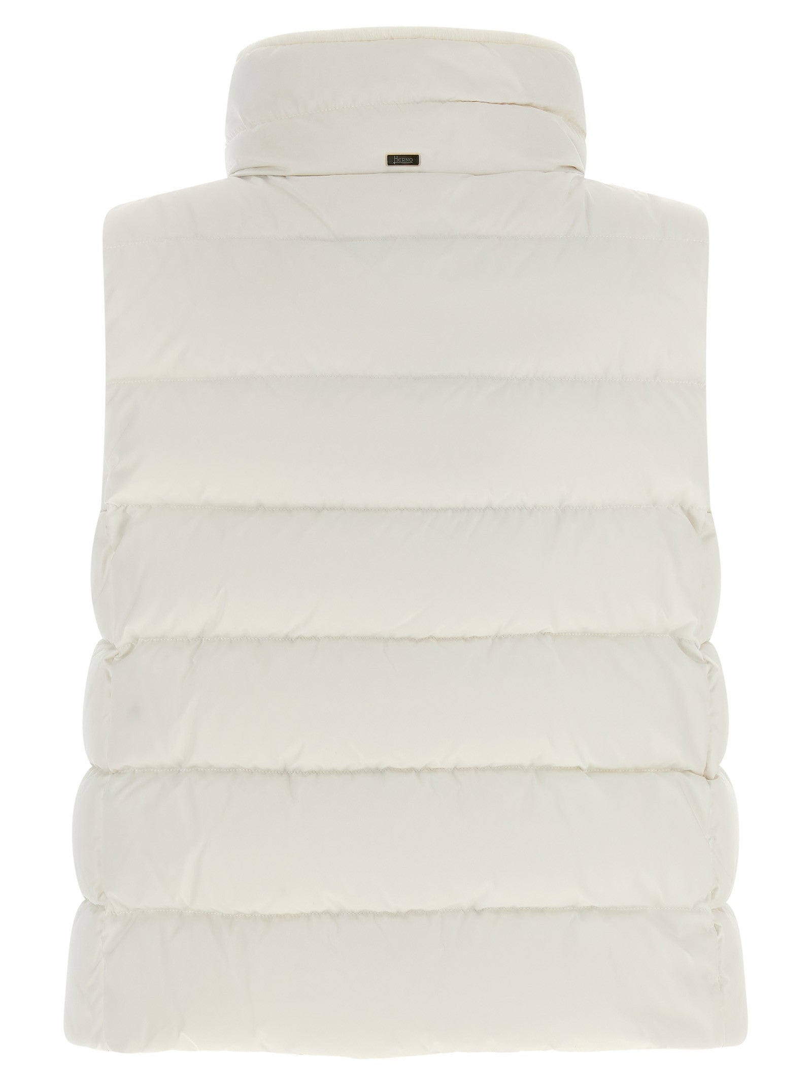 Herno Technical Satin Vest White