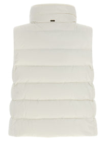 Herno Technical Satin Vest White