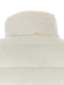 Herno Technical Satin Vest White
