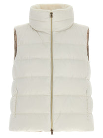 Herno Technical Satin Vest White