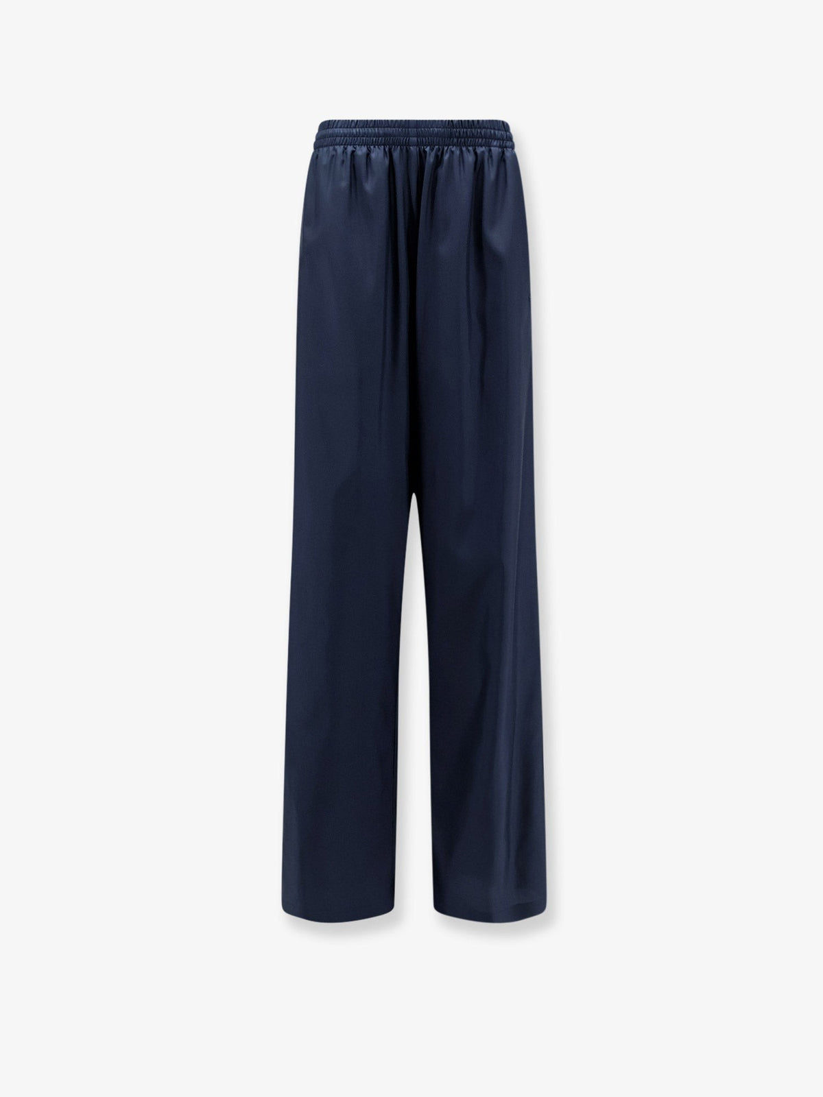 Gucci Women's Technical Silk Poplin Trousers Blue