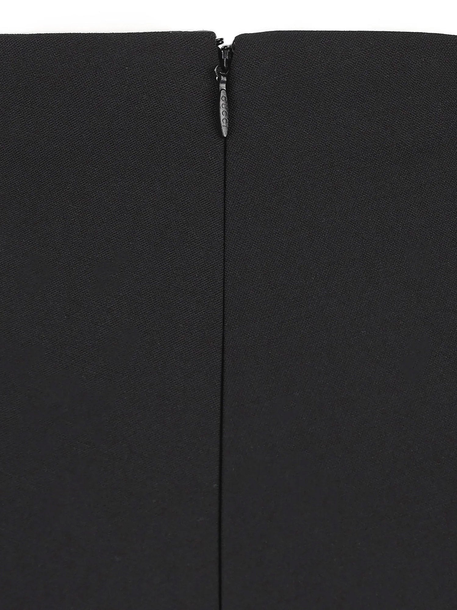 Gucci Women's Technical Stretch Wool Trousers Black