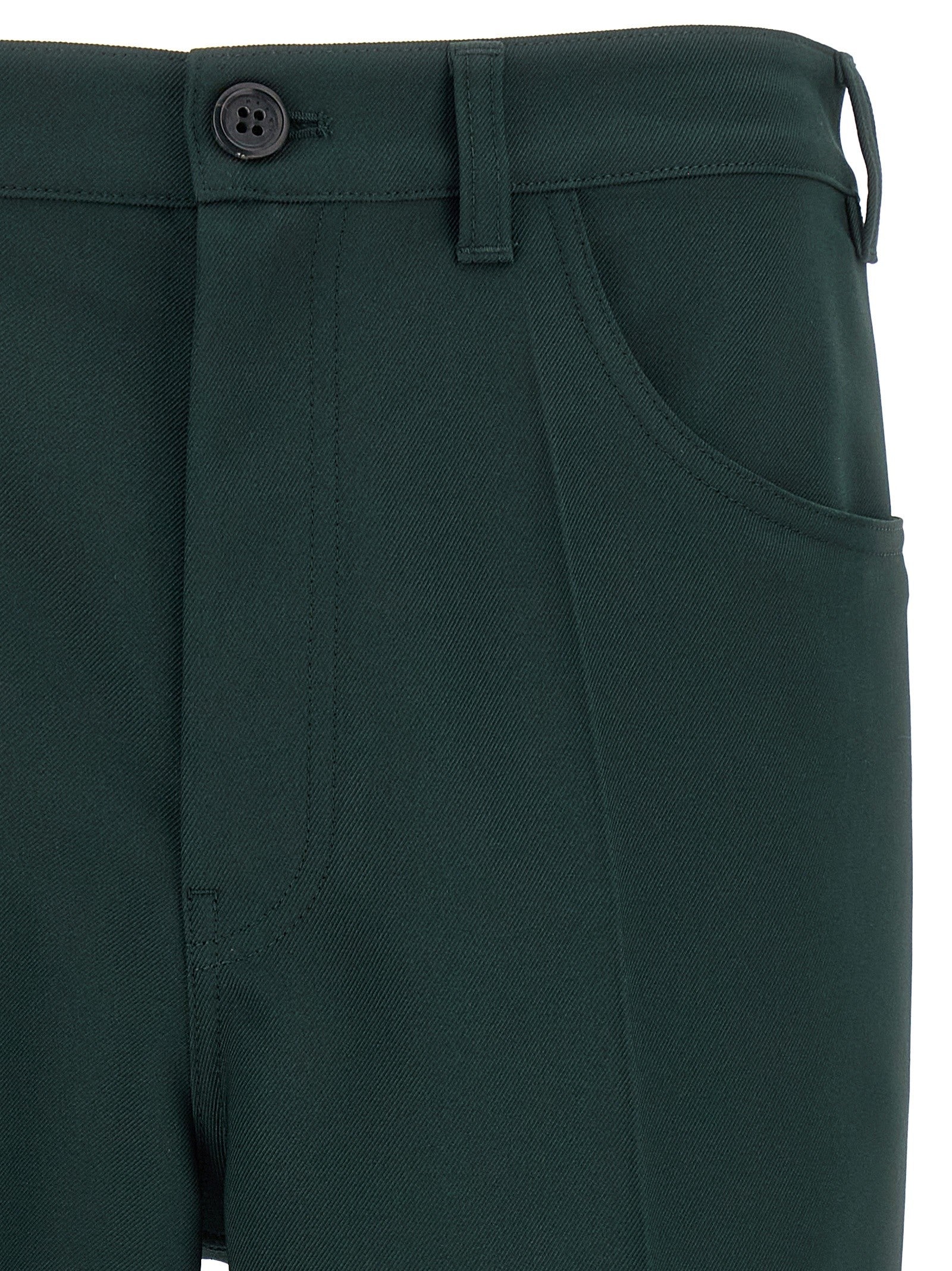 Marni Technical Twill Pants Green