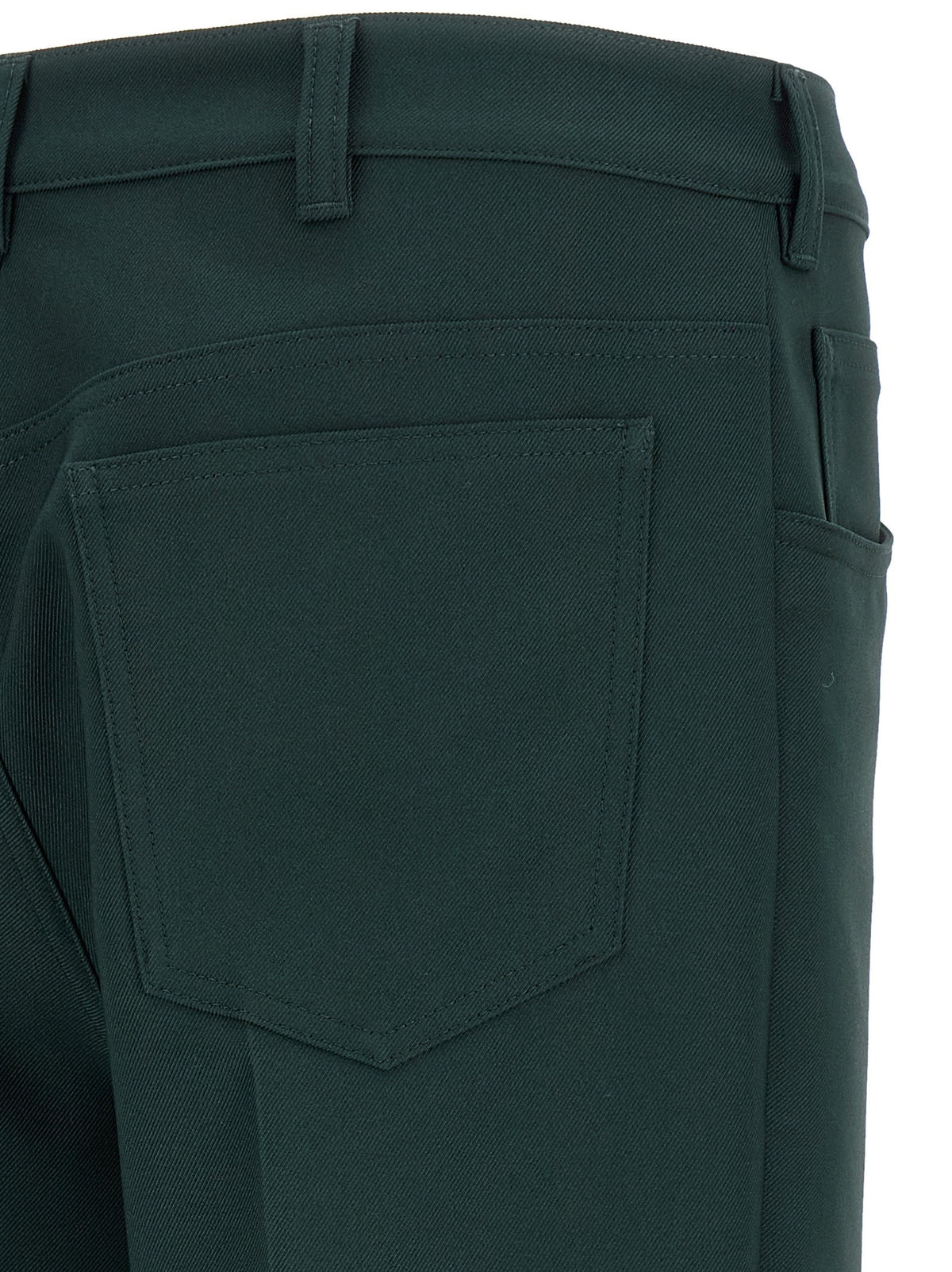 Marni Technical Twill Pants Green, view 4