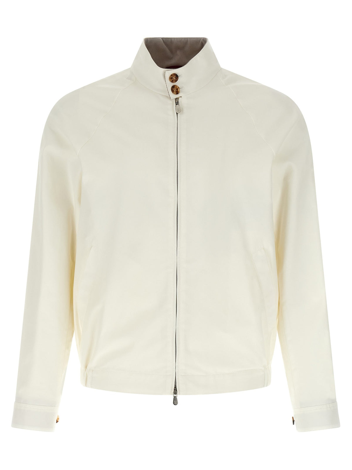 Brunello Cucinelli Techno Cotton Jacket White
