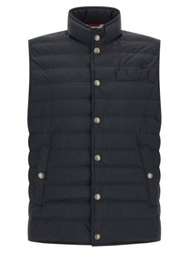 Brunello Cucinelli Techno Fabric Vest Blue