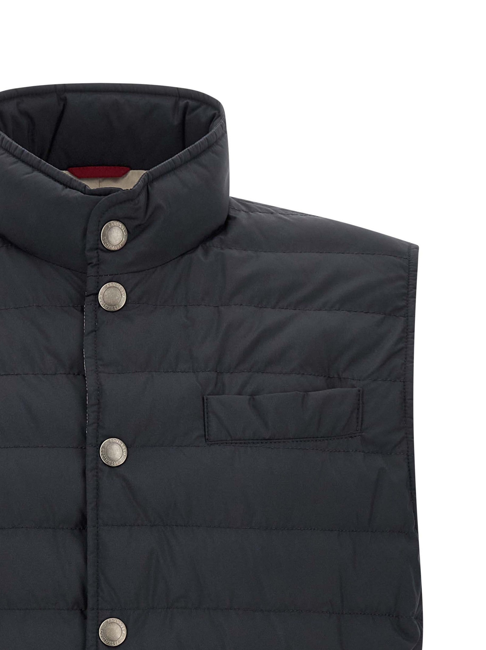 Brunello Cucinelli Techno Fabric Vest Blue