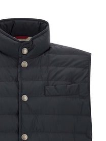 Brunello Cucinelli Techno Fabric Vest Blue