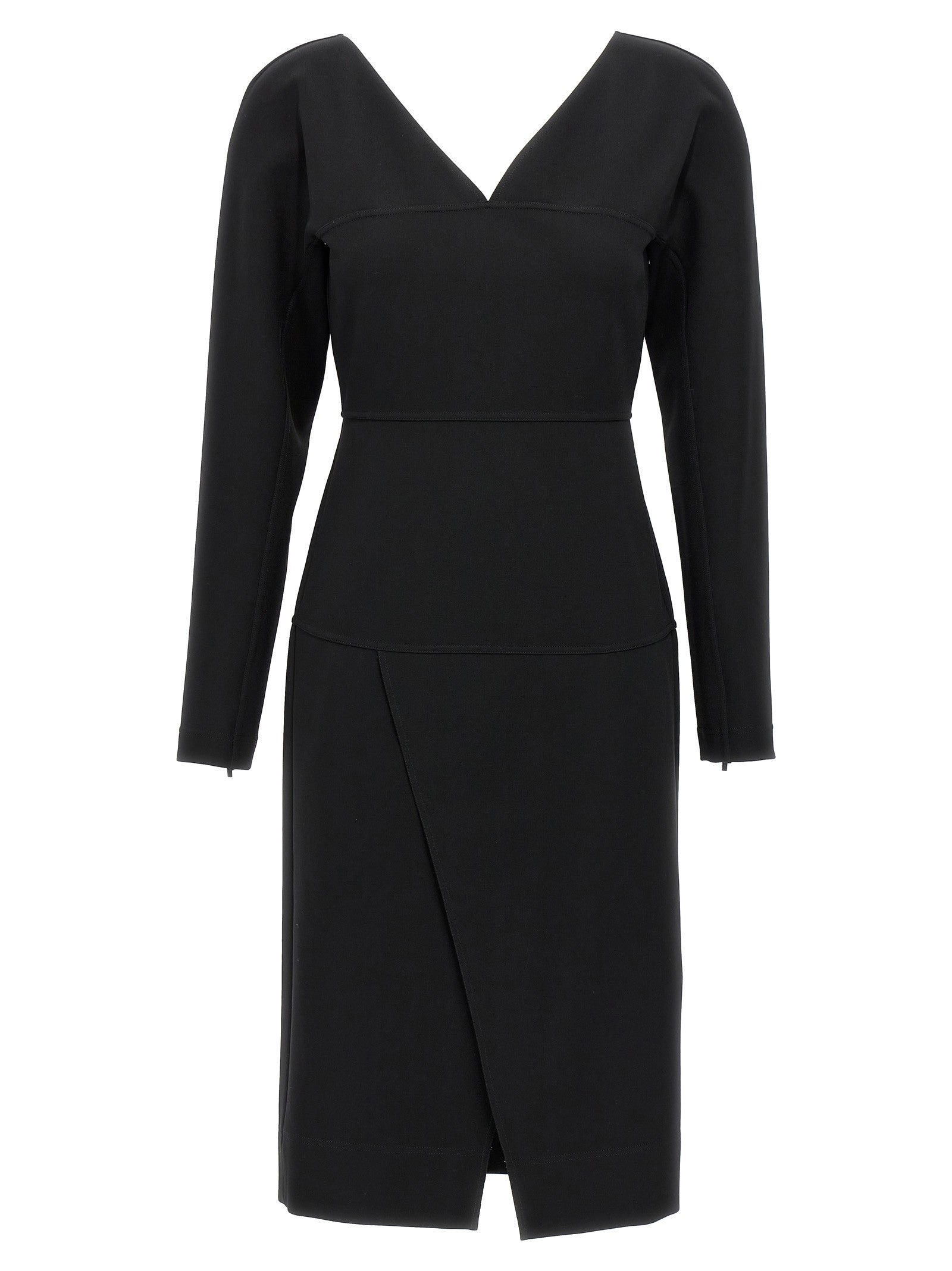 Fendi Techno Jersey Dress Black