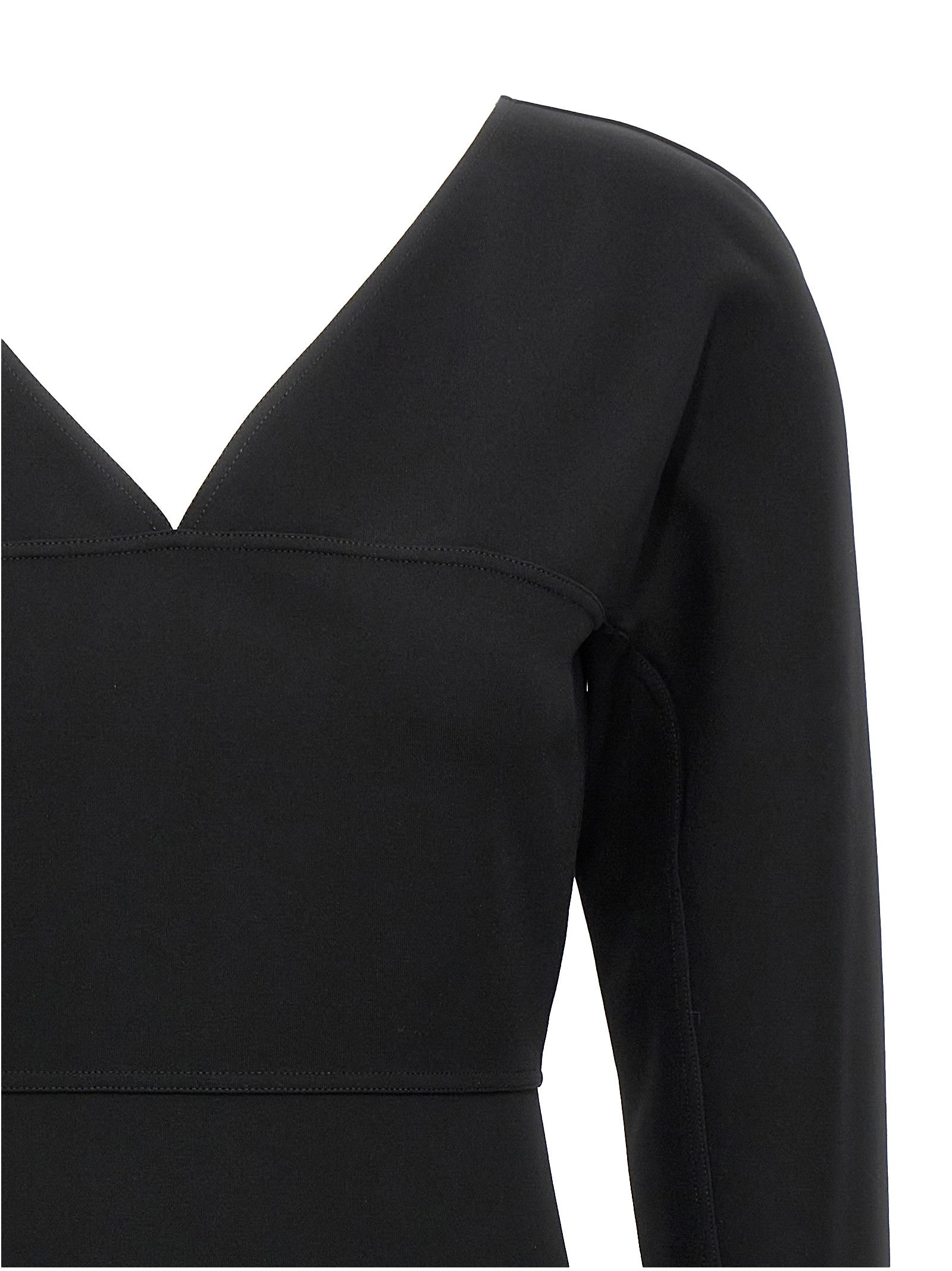 Fendi Techno Jersey Dress Black