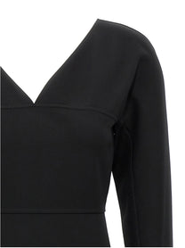 Fendi Techno Jersey Dress Black