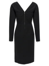 Fendi Techno Jersey Dress Black
