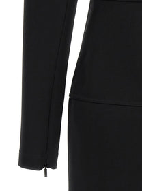 Fendi Techno Jersey Dress Black