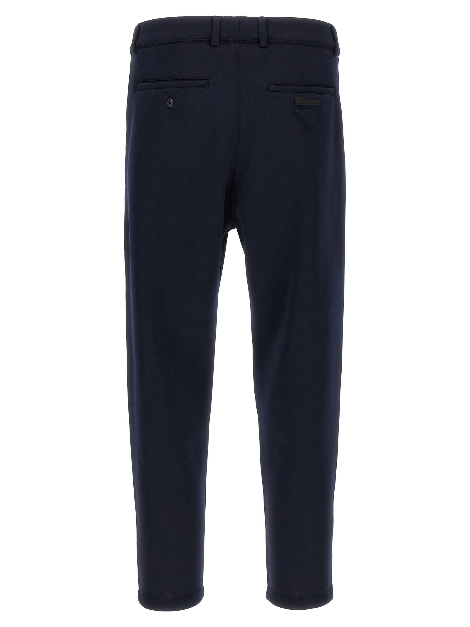 Prada Techno Jersey Pants Blue