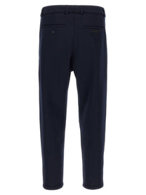 Prada Techno Jersey Pants Blue