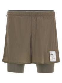 SATISFY Techsilk Bermuda Shorts Brown