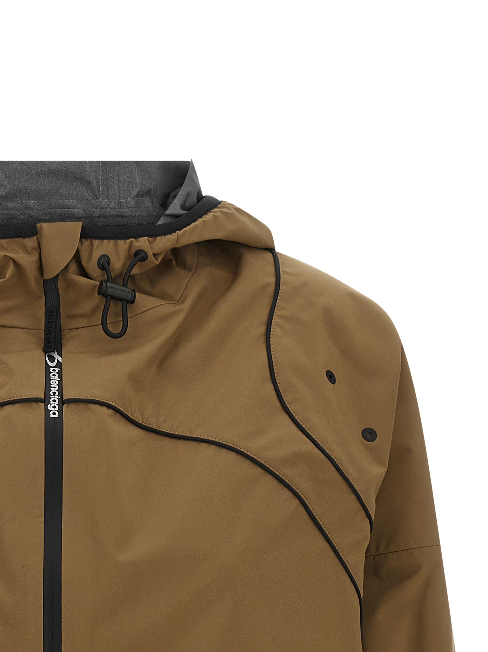 Balenciaga Techwear Hoodie Brown