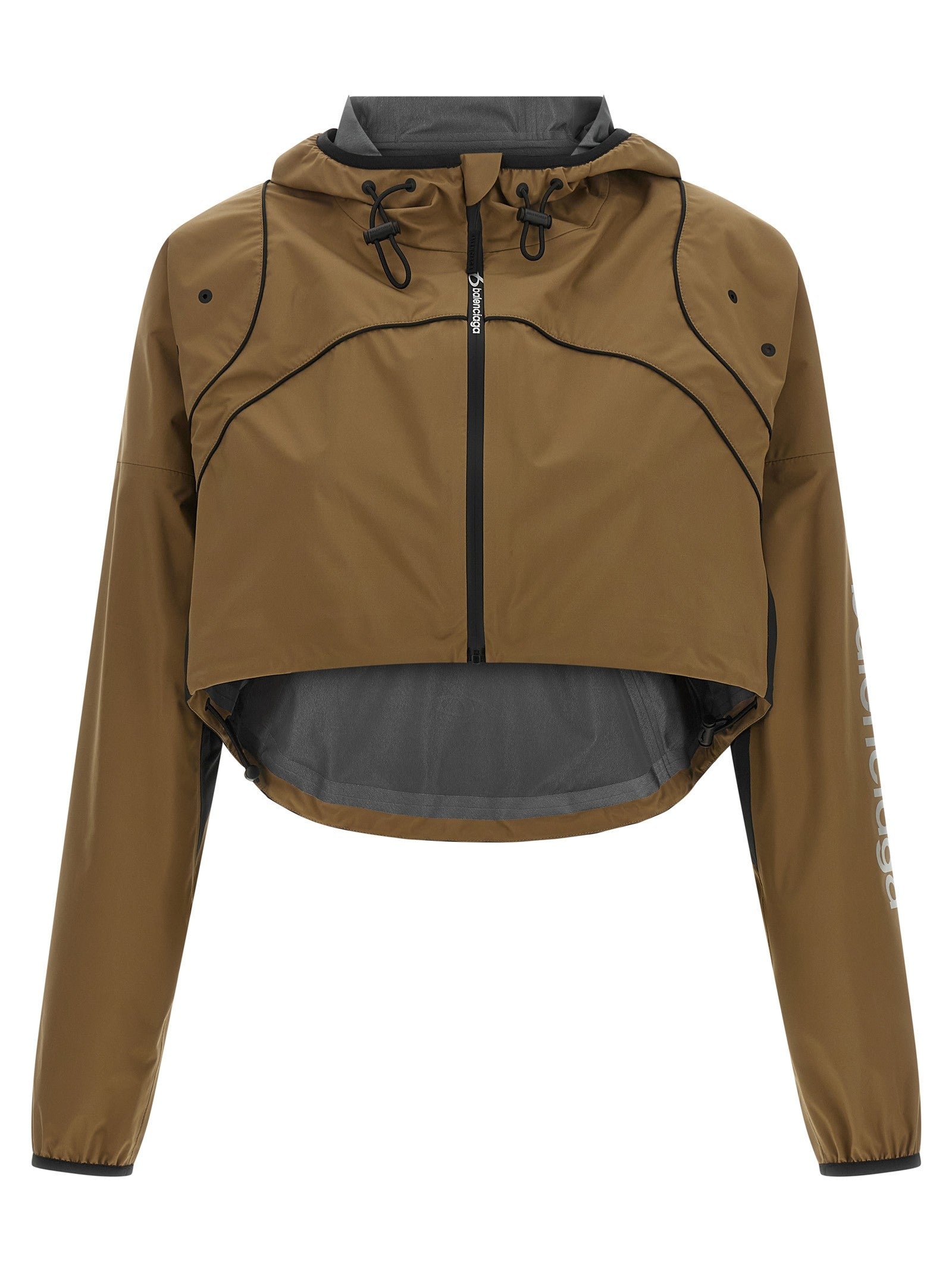 Balenciaga Techwear Hoodie Brown