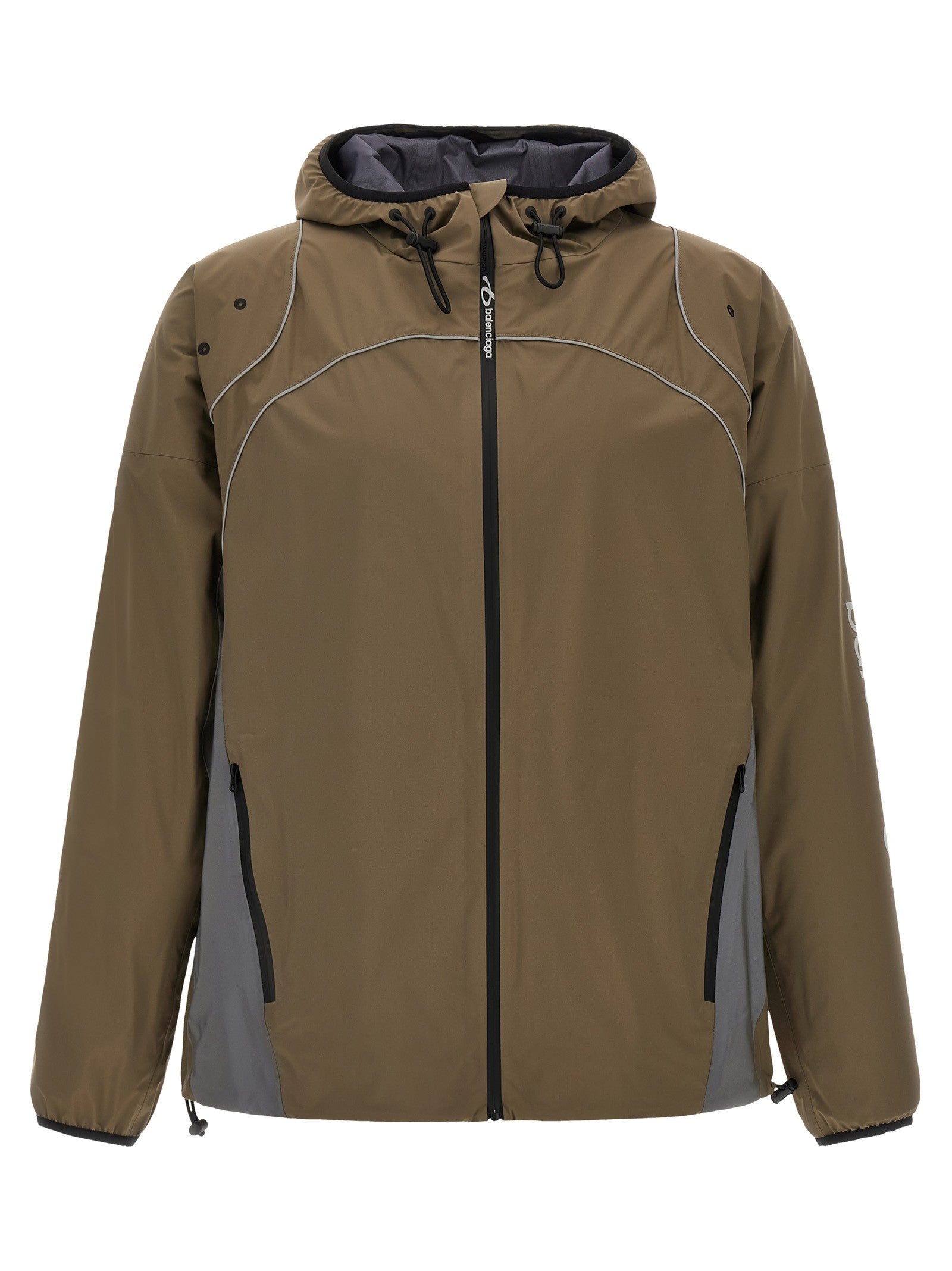 Balenciaga Techwear Zip Jacket Grey