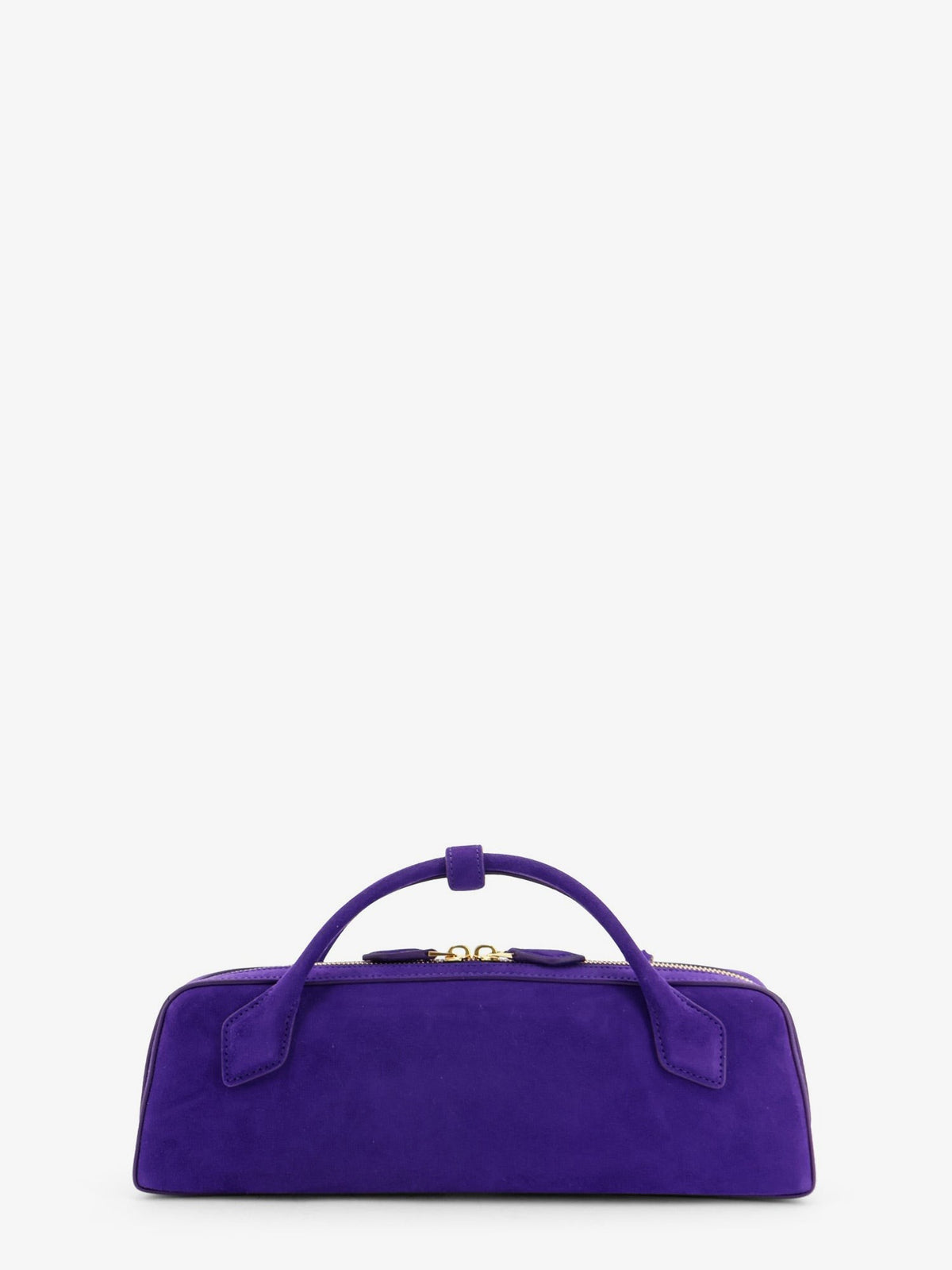 ALAÏA Women's Teckel Clutch Suede Handbag Iris