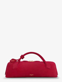 ALAÏA Women's Teckel Clutch Suede Handbag DALIA