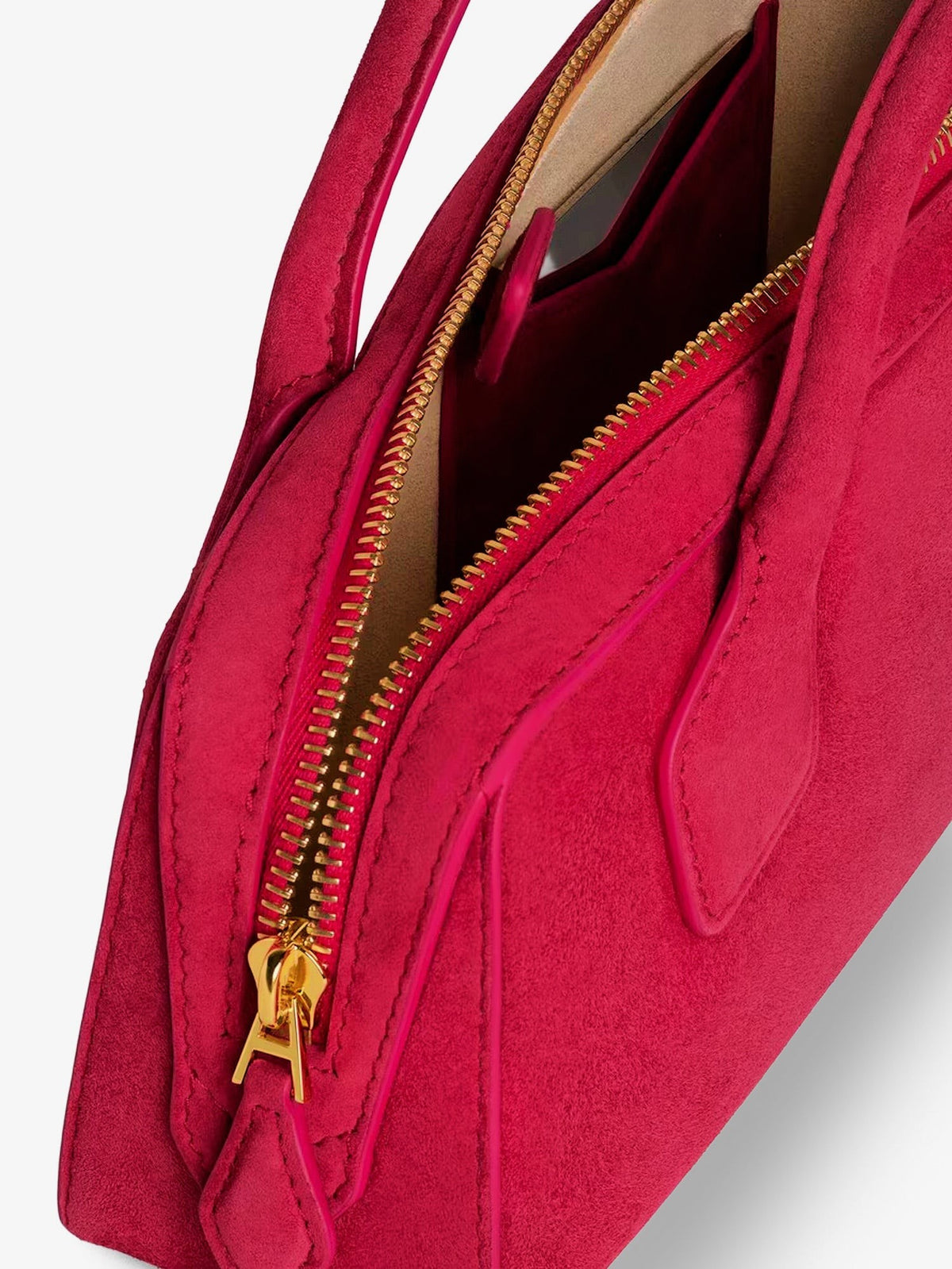 ALAÏA Women's Teckel Clutch Suede Handbag DALIA, view 4
