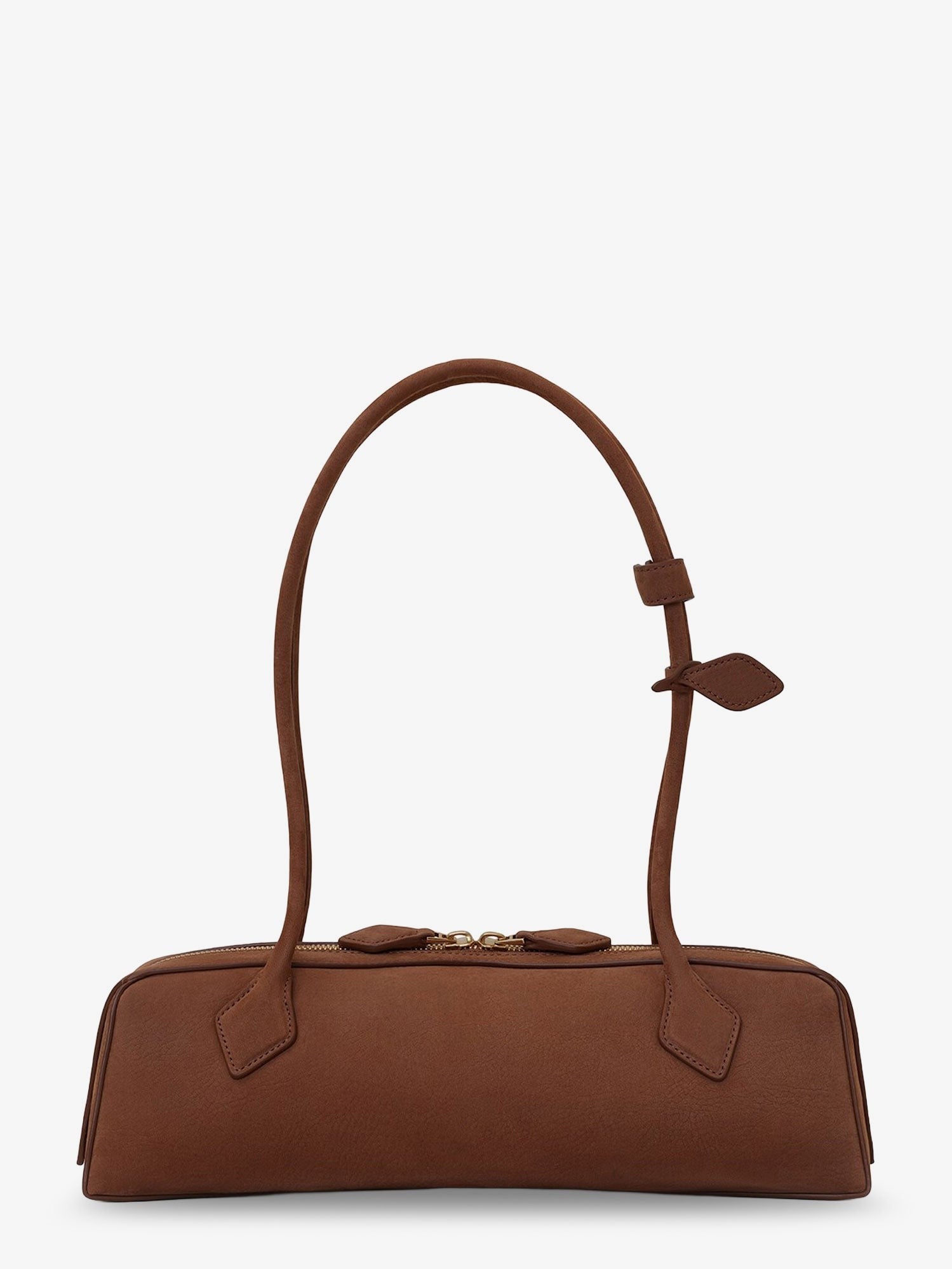 ALAÏA Women's Teckel Medium Suede Shoulder Bag Brown