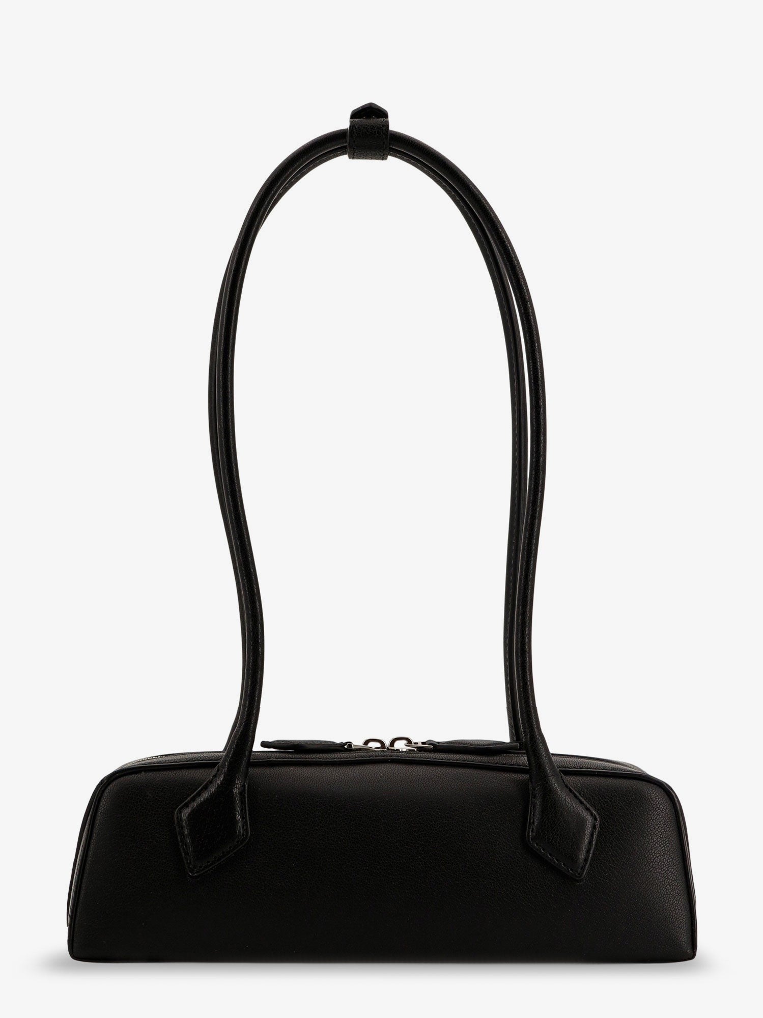 ALAÏA Women's Teckel Small Leather Shoulder Bag Black