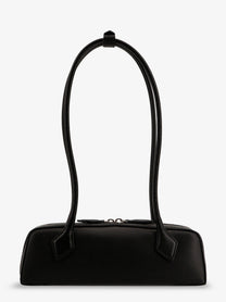 ALAÏA Women's Teckel Small Leather Shoulder Bag Black