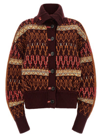 Dries Van Noten Teda Cardigan Red