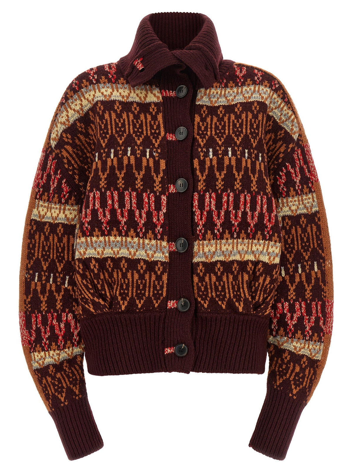 Dries Van Noten Teda Cardigan Red