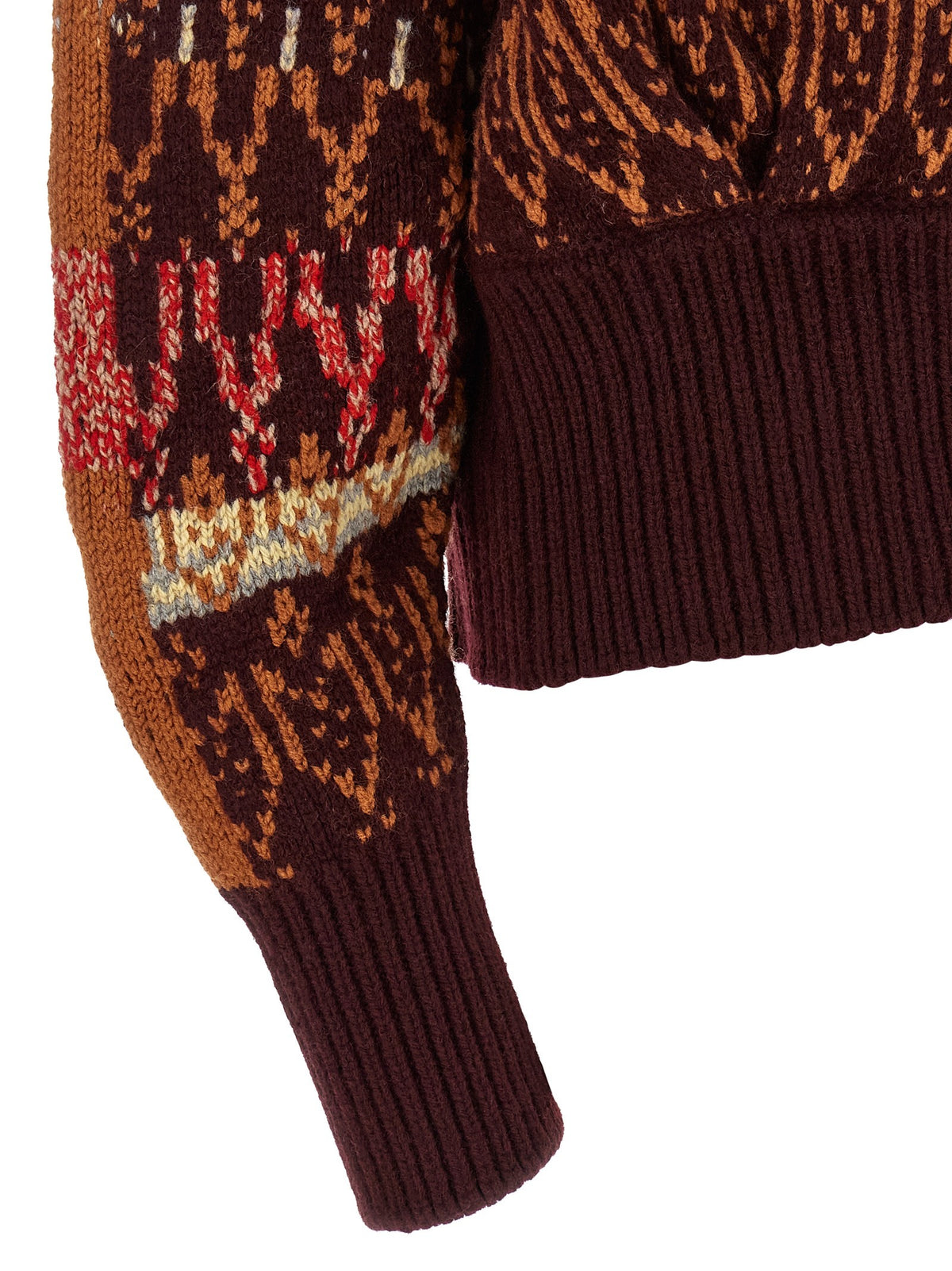 Dries Van Noten Teda Cardigan Red