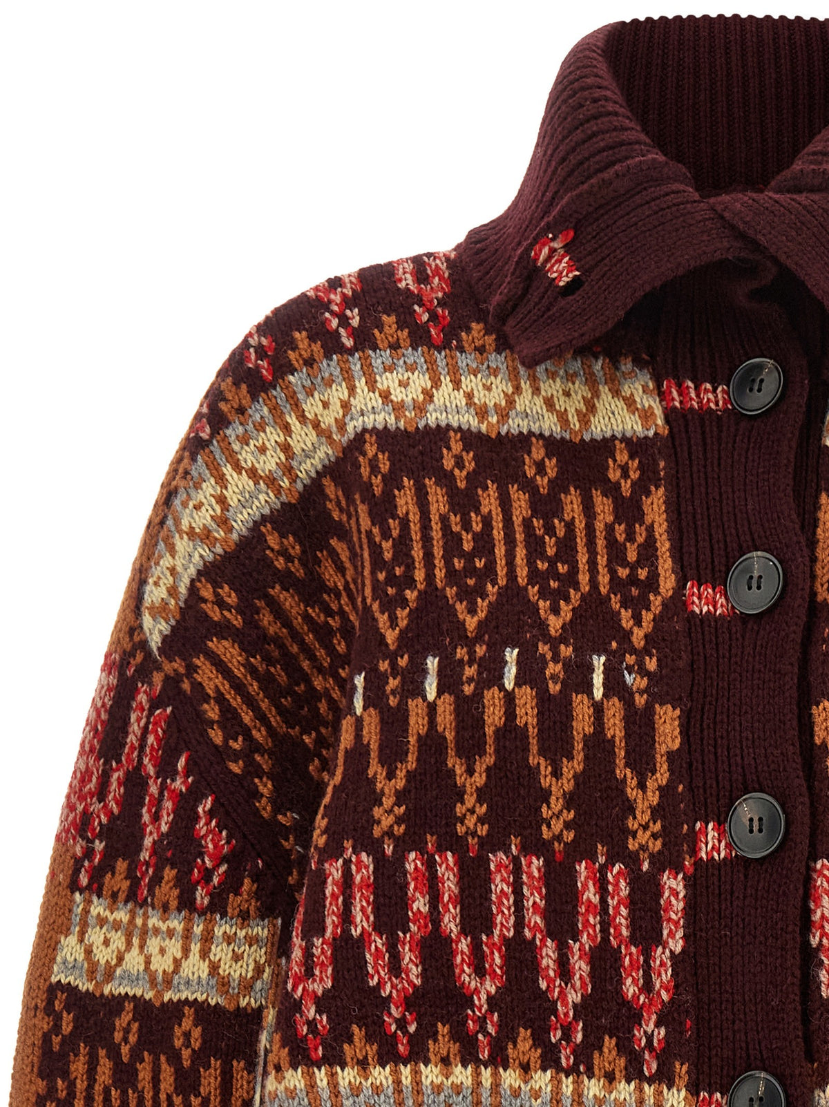 Dries Van Noten Teda Cardigan Red