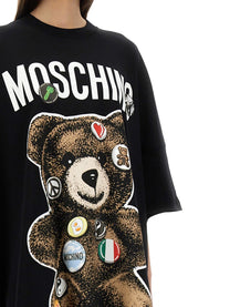 Moschino Women's Teddy Bear Short Dress Black