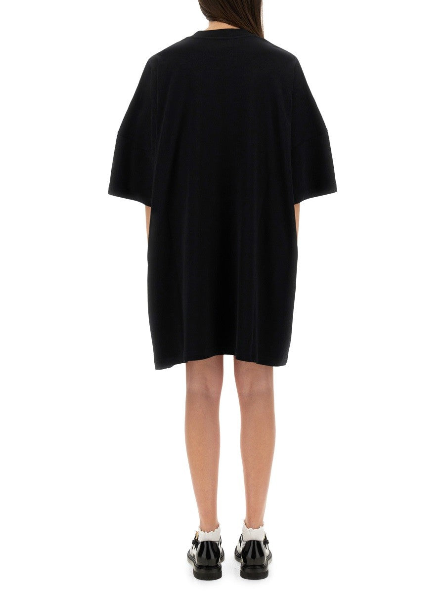 Moschino Women's Teddy Bear Short Dress Black