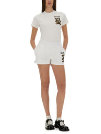 Moschino Women's Teddy Bear Shorts White