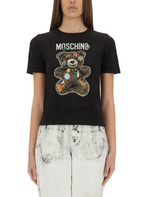 Moschino Women's Teddy Bear Sweater Black