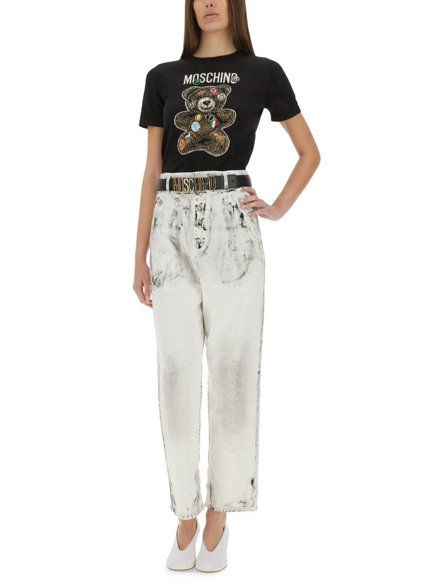 Moschino Women's Teddy Bear Sweater Black