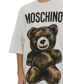 Moschino Men's Teddy Bear Shirt White