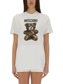 Moschino Women's Teddy Bear Shirt White