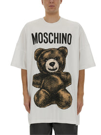 Moschino Men's Teddy Bear Shirt White