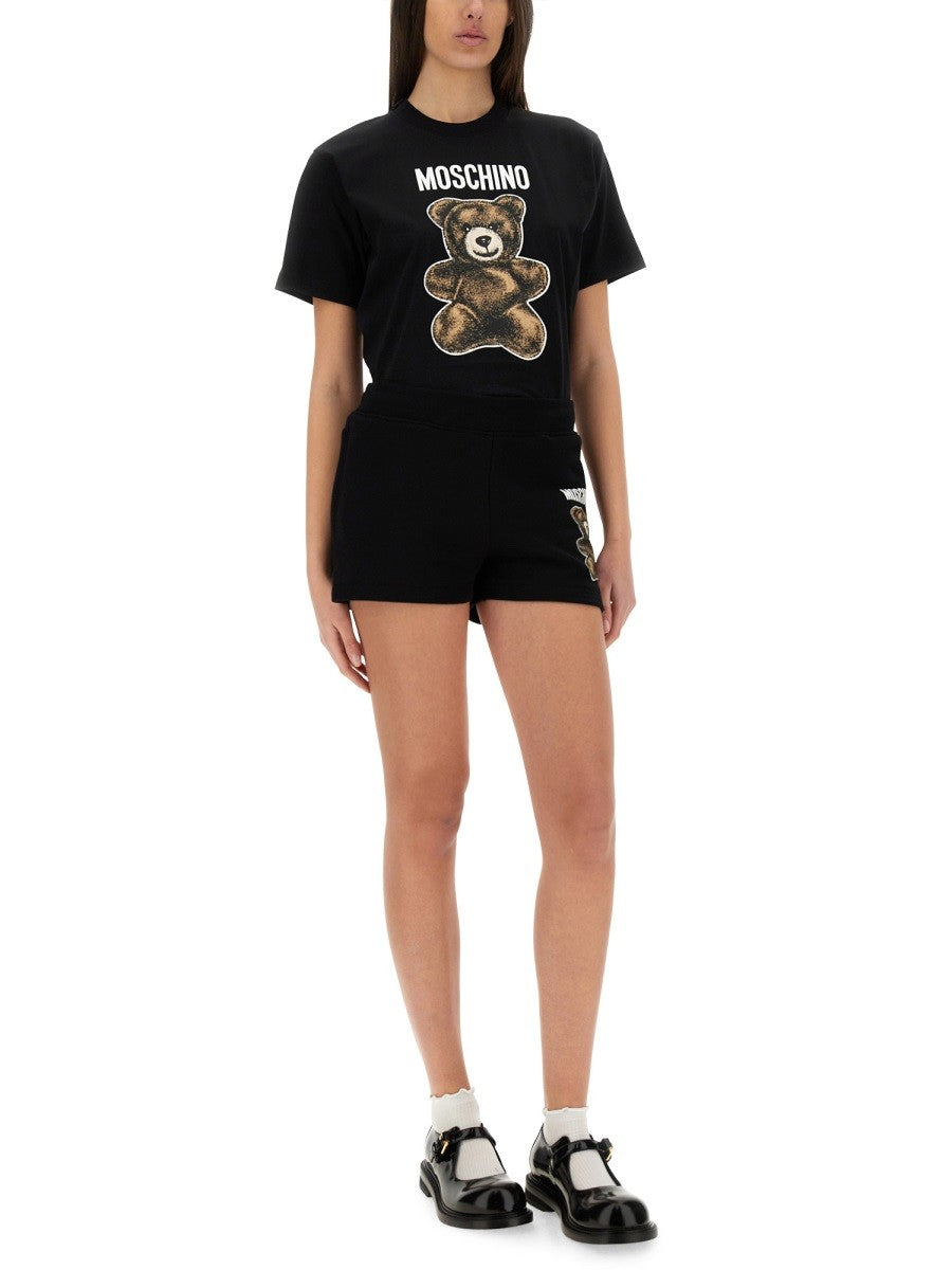 Moschino Women's Teddy Bear Shirt Black