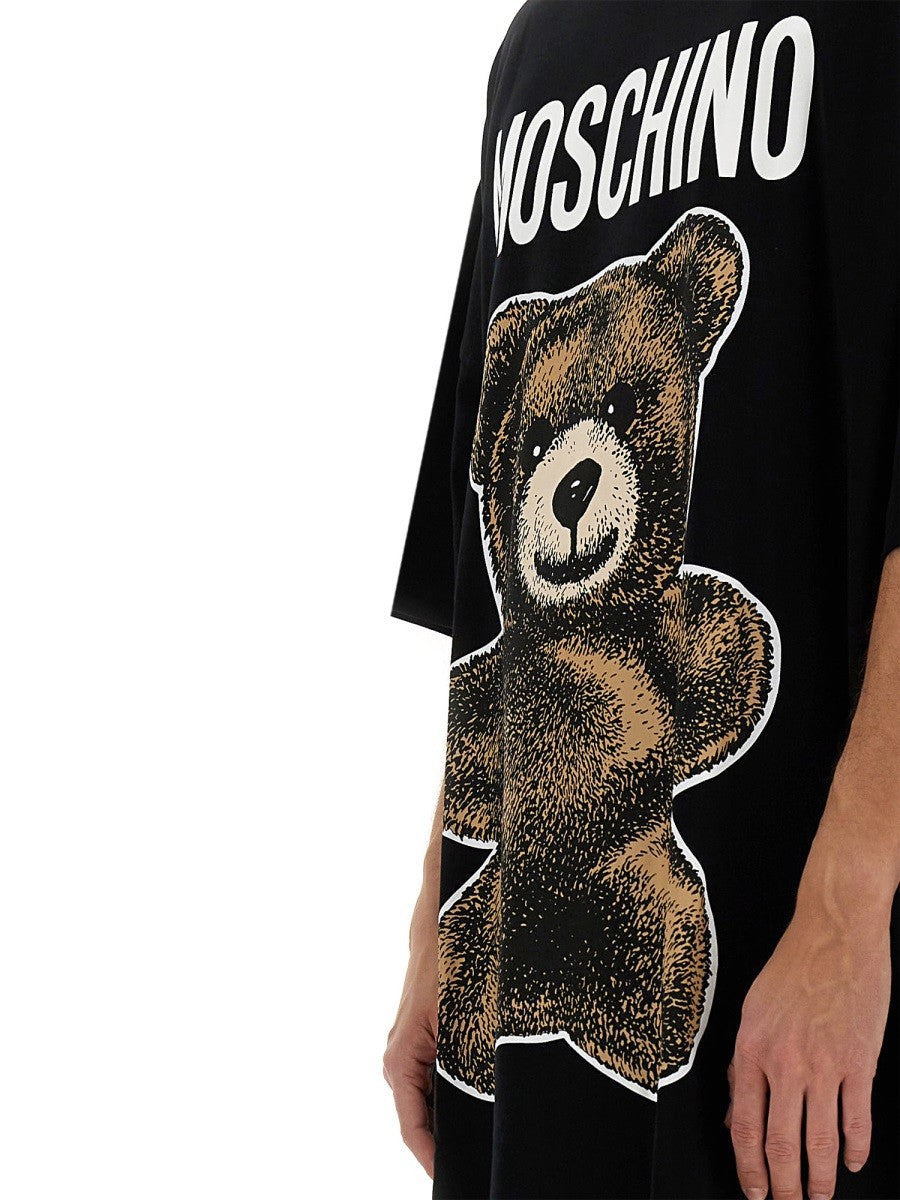 Moschino Men's Teddy Bear Shirt Black