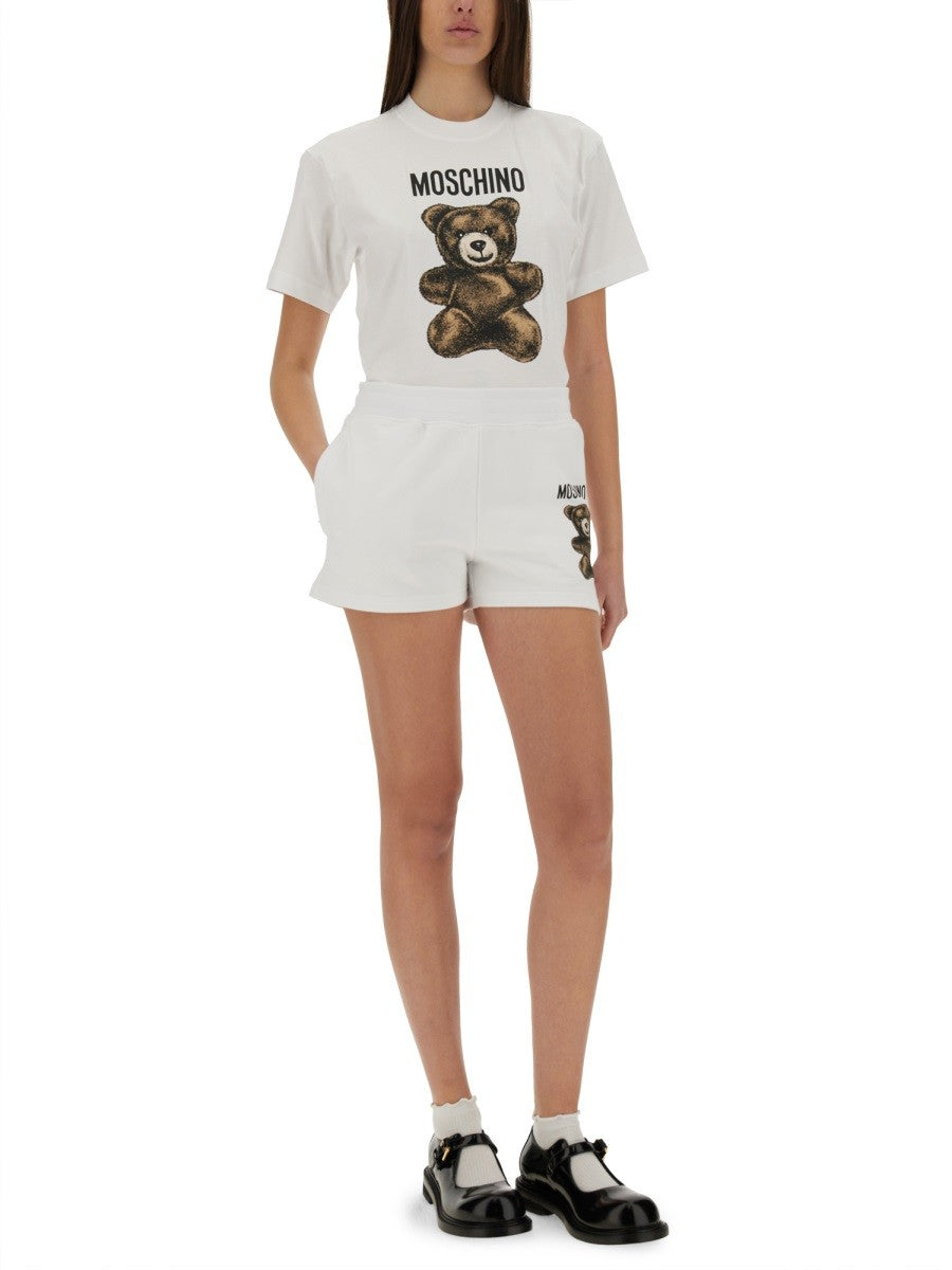 Moschino Women's Teddy Bear Shirt White
