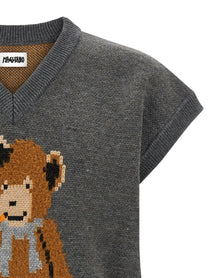Magliano Teddy Bear Vest Grey