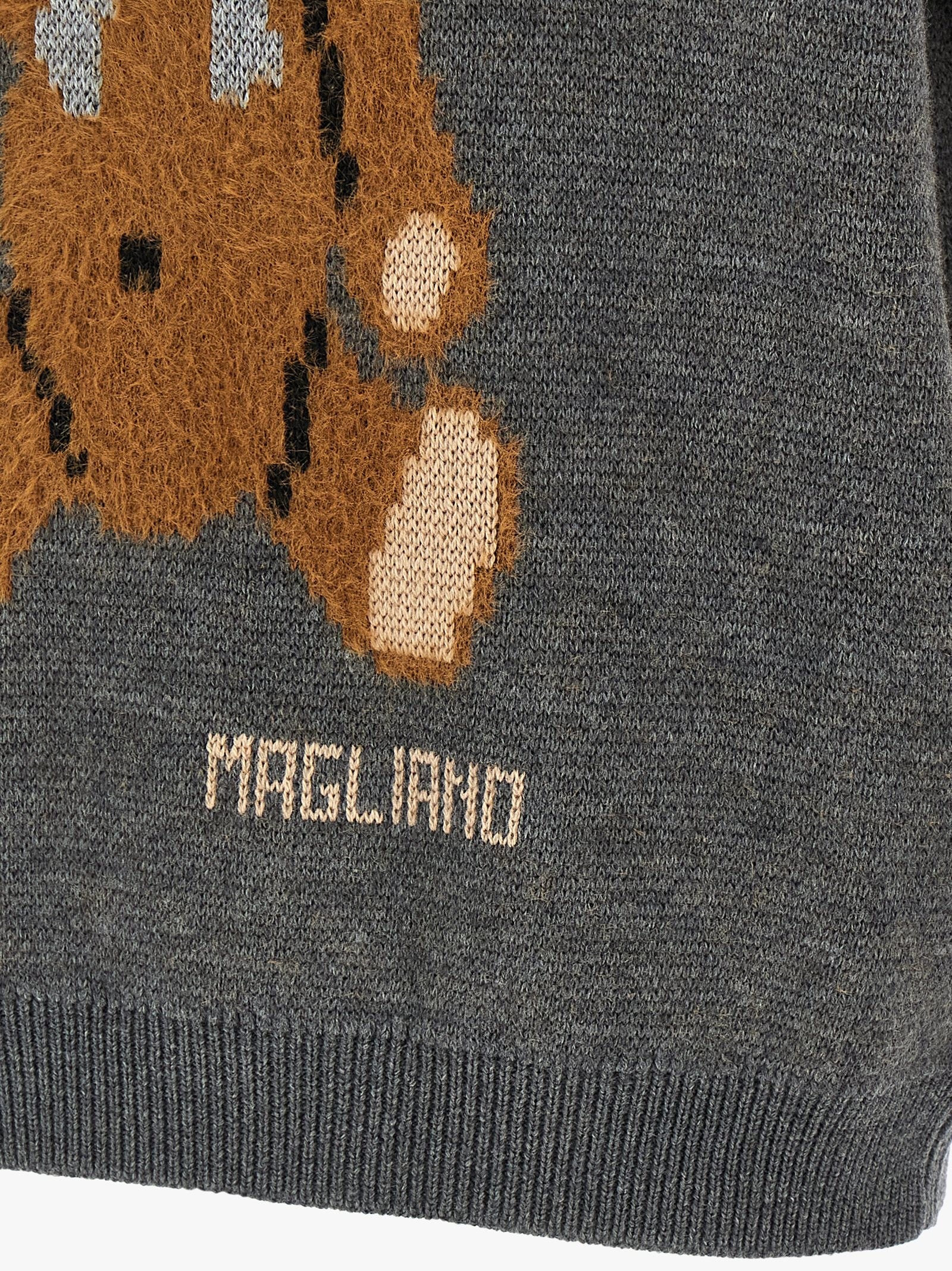 Magliano Teddy Bear Vest Grey