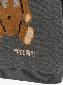 Magliano Teddy Bear Vest Grey