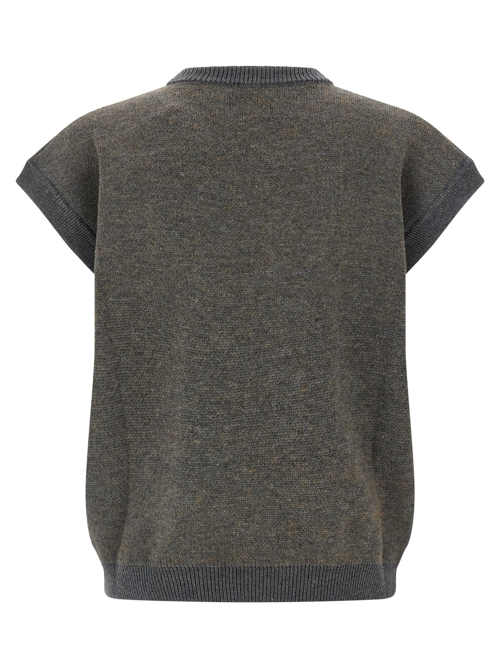 Magliano Teddy Bear Vest Grey