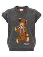 Magliano Teddy Bear Vest Grey