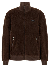 PRADA Teddy Fur Jacket Brown